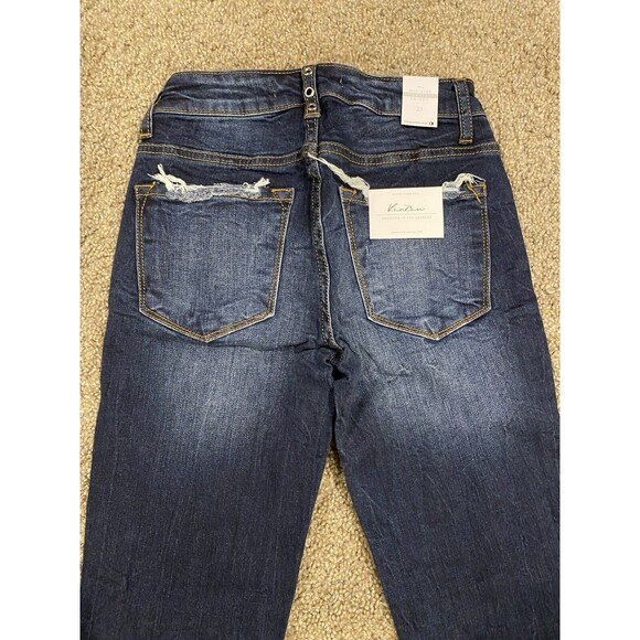Kancan Women's Mid Rise Ankle Skinny Jeans Sz 0/23‎ Style VBK1317A - Picture 7 of 10